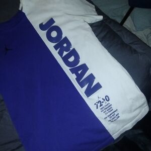 Jordan Purple and White T-Shirt